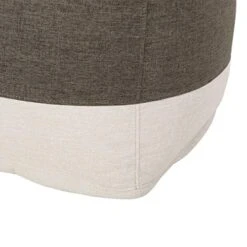 Christopher Knight Home Tattnall Contemporary Two Tone Fabric Cube Pouf, Taupe, Beige -Safavieh Furniture 517iHCPpLaL