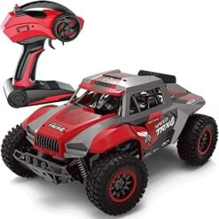 HEBXMF 2.4G Remote-Controlled Off-Road Vehicle, High-Speed Drift RC Car, All-Terrain Damping Climbing RC Truck, Electric Toy Racing Car, For Children -Safavieh Furniture 517wjreC RL. AC