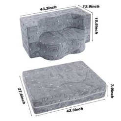 MeMoreCool Kids Couch For Playroom, Toddler Couch Fold Out, Glow In The Dark Toddler Sofa, Dinosaur Toddler Sofa For Girls And Boys, Kids Chair For Bedroom Lounge, Kids Couch And Sofa 14 MeMoreCool Kids Couch For Playroom, Toddler Couch Fold Out, Glow In The Dark Toddler Sofa, Dinosaur Toddler Sofa For Girls And Boys, Kids Chair For Bedroom Lounge, Kids Couch And Sofa -Safavieh Furniture 518edCS7VTL