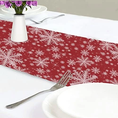 VKPSCHJ Christmas Candy Canes Table Runner 70 Inches Sugar Red Sweets Gift Runner For Dining Table Rustic Daily Use Kitchen Fall Seasonal Holiday Decor 5 VKPSCHJ Christmas Candy Canes Table Runner 70 Inches Sugar Red Sweets Gift Runner For Dining Table Rustic Daily Use Kitchen Fall Seasonal Holiday Decor - Image 5