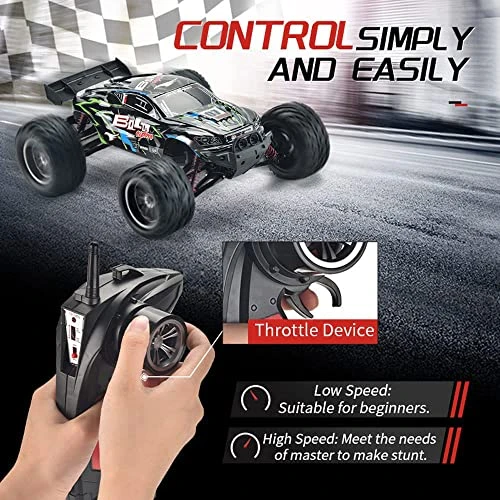 Wangch 1/12 Scale 2WD Off-Road RC Truck, Monster Climbing RC Truck With Big Feet, 2.4G Wireless Remote Control Vehicle, Electric Toy Car, Birthday Gift For Children 4 Wangch 1/12 Scale 2WD Off-Road RC Truck, Monster Climbing RC Truck With Big Feet, 2.4G Wireless Remote Control Vehicle, Electric Toy Car, Birthday Gift For Children - Image 4