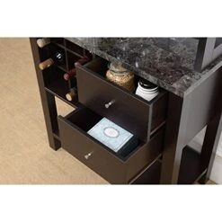 Well- Designed Efficient Baker's Rack, Dark Brown