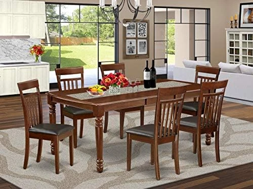 East West Furniture DOCA7-MAH-LC, 7, Mahogany 6 East West Furniture DOCA7-MAH-LC, 7, Mahogany - Image 6