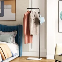 DOORXIFO Gold Coat Racks, Metal Coat Rack Freestanding With Hooks, Entryway Coat Rack Stand, Coat Racks With Marble Base, Coat Tree For Hanging Clothes, Hats, Bags -Safavieh Furniture 51A3mlxxflL. AC