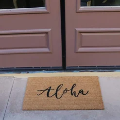 Rubber-Cal "Island Greetings – Aloha (Hello) Welcome Mat 15mm X 18" X 30" 7 Rubber-Cal "Island Greetings – Aloha (Hello) Welcome Mat 15mm X 18" X 30" -Safavieh Furniture 51AaTwJQxhL