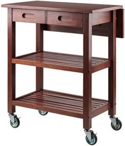 Winsome Wood Jonathan Kitchen Walnut -Safavieh Furniture 51AxcgBvrzL. AC