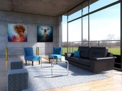 Cortesi Home Chicago Leather Sofa, 79", Brown -Safavieh Furniture 51BJbcRCd4L