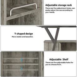 Bestier Buffet Cabinet With Storage, Kitchen Sideboard With Adjustable Shelf, Coffee Bar Cabinet For Kithcen Dinning Room Living Room. -Safavieh Furniture 51CFD09nBqL