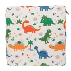 NUOBESTY Booster Seat Booster Cushion Kids Dining Chair Heightening Cushion Dismountable Adjustable Washable Mountable Adjustable Chair Pads For Toddler Child White 31. 5X31. 5CM Baby Seat