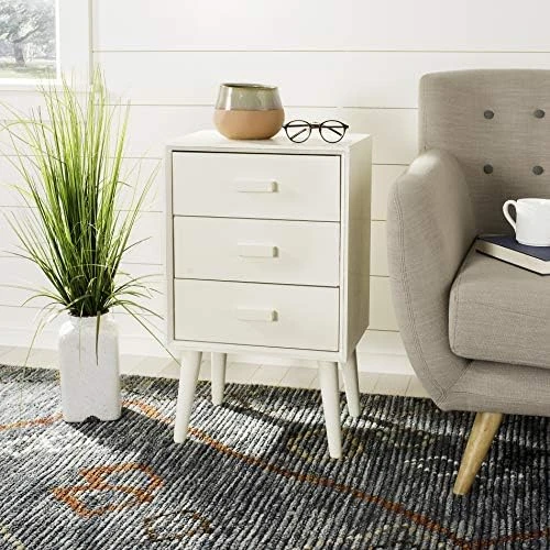 Safavieh Home Pomona Modern Black 3-drawer Chest 8 Safavieh Home Pomona Modern Black 3-drawer Chest - Image 8