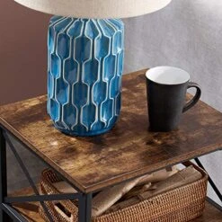 Queen Size Metal Bed Frame And Versatile Nightstands Set Of 2, Heavy-Duty Platform With Headboard,Night Stands Side End Tables With Storage Drawers For Bedroom, Living Room, Easy Assemble, Black+Brown 21 Queen Size Metal Bed Frame And Versatile Nightstands Set Of 2, Heavy-Duty Platform With Headboard,Night Stands Side End Tables With Storage Drawers For Bedroom, Living Room, Easy Assemble, Black+Brown -Safavieh Furniture 51CuFrLy4IL