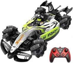 Wangch 4WD High-Speed Drifting Racing Car, Stunt Car With Spray And Sound Effects, 2.4G Wireless RC Truck, Electric Toy Remote Control Vehicle, For Children -Safavieh Furniture 51De5m463L. AC