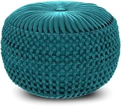 SIMPLIHOME Margo Round Pouf, Footstool, Upholstered In Multi Color Hand Braided Jute, For The Living Room, Bedroom And Kids Room, Boho, , 24 SIMPLIHOME Margo Round Pouf, Footstool, Upholstered In Multi Color Hand Braided Jute, For The Living Room, Bedroom And Kids Room, Boho, , -Safavieh Furniture 51DgXMVf1EL. AC