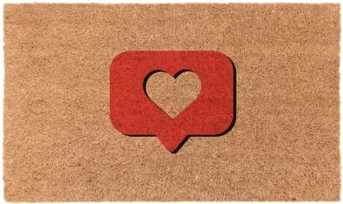 COCO MATS 'N MORE Heart Pattern Personalized - 22" X 36" Made In USA - Vinyl Backed Durable Entry Mat Natural Coir Heart Love Decorations Decor Doormat Valentine Rugs Entryway 12 COCO MATS 'N MORE Heart Pattern Personalized - 22" X 36" Made In USA - Vinyl Backed Durable Entry Mat Natural Coir Heart Love Decorations Decor Doormat Valentine Rugs Entryway - Image 12