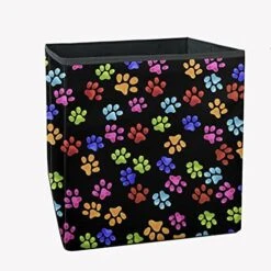 Dremagia Red Christmas Theme Toy Chest Box Open Large Fabric Storage Bin Basket For Gift, 13 X 13 Inch -Safavieh Furniture 51DuEK4abkS. AC