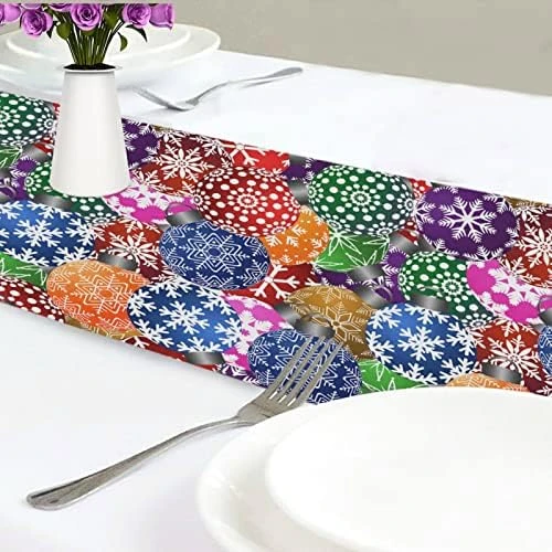 VKPSCHJ Christmas Candy Canes Table Runner 70 Inches Sugar Red Sweets Gift Runner For Dining Table Rustic Daily Use Kitchen Fall Seasonal Holiday Decor 13 VKPSCHJ Christmas Candy Canes Table Runner 70 Inches Sugar Red Sweets Gift Runner For Dining Table Rustic Daily Use Kitchen Fall Seasonal Holiday Decor - Image 13