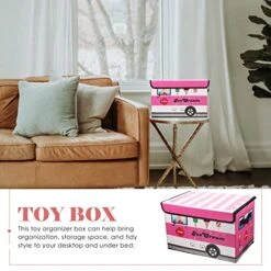 OUNONA Kids Bus Storage Box Collapsible Kids Toys Boxes Books Chest Organizer Cube Toy Bins Baskets Kids For Kids Boys Girls Nursery Playroom 12 OUNONA Kids Bus Storage Box Collapsible Kids Toys Boxes Books Chest Organizer Cube Toy Bins Baskets Kids For Kids Boys Girls Nursery Playroom -Safavieh Furniture 51EXuZTTcTL