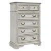 Liberty Furniture Industries Magnolia Manor 5 Drawer Chest, W38 X D19 X H54, White