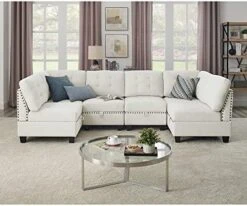 Melpomene Velvet Armless Single Chair For Modular Sectional Accent Armless Chair With Storage Space, Black （26.5“x31.25”x36.5“） (Black, Single Chair) -Safavieh Furniture 51Ej39UwqqL. AC