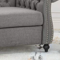 Christopher Knight Home 310365 Living Room Chairs, Dark Gray + Dark Brown -Safavieh Furniture 51EjNzJVhWL