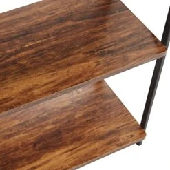 4 Tier Folding Bookshelf, Industrial Metal Book Shelf For Storage, Folding Bookcase For Organization And Storage, Rustic Wooden Metal Book Case For Living Room Office, 11.8 D X 23.6 W X 49.8 H Inches 10 4 Tier Folding Bookshelf, Industrial Metal Book Shelf For Storage, Folding Bookcase For Organization And Storage, Rustic Wooden Metal Book Case For Living Room Office, 11.8 D X 23.6 W X 49.8 H Inches -Safavieh Furniture 51FZYGx0SML