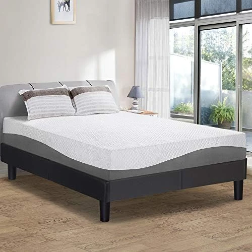 10 Inch Wave Gel Infused Memory Foam Mattress,Gray (Twin) 7 10 Inch Wave Gel Infused Memory Foam Mattress,Gray (Twin) - Image 7