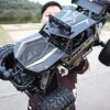 Wangch 1:10 2.4Ghz Radio Remote Control Vehicle RC Off Road Hobby Electric Fast Racing Toy Rock Crawler Monster Truck Large Feet Large Alloy 4WD Drifting Climbing Cars