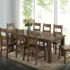 Coaster Dining Table Rustic Golden Brown 107041