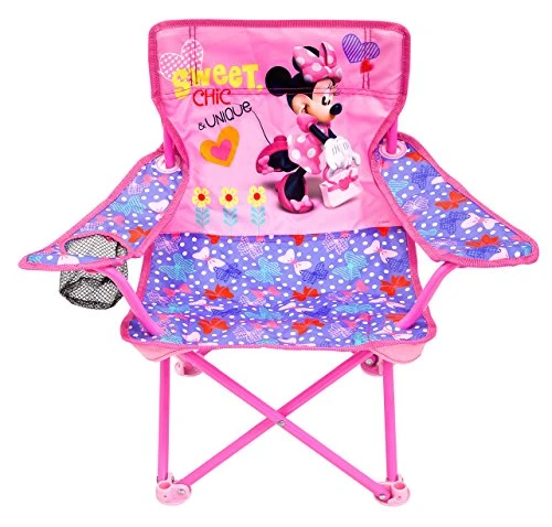 Jakks Pacific Minnie Camp Chair For Kids, Portable Camping Fold N Go Chair With Carry Bag, Minnie - Bows 1 Jakks Pacific Minnie Camp Chair For Kids, Portable Camping Fold N Go Chair With Carry Bag, Minnie - Bows
