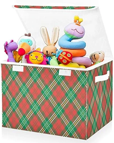 FULUHUAPIN Snowflake Pretty Pattern Toy Storage Box Chest With Lid, 16.5"x12.6"x11.8" Sturdy Toys Organizer Boxes Bin Baskets For Boy, Girl, Nursery, Closet, Bedroom, Playroom 21011152 11 FULUHUAPIN Snowflake Pretty Pattern Toy Storage Box Chest With Lid, 16.5"x12.6"x11.8" Sturdy Toys Organizer Boxes Bin Baskets For Boy, Girl, Nursery, Closet, Bedroom, Playroom 21011152 - Image 11
