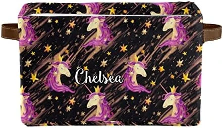 Dreamy Unicorns Rainbows Personalized Large Storage Box For Toy,Bathroom,Nursery,Home Kitchen Shelves,Custom Closet Decorative Storage Bins 1 Pack 11 Dreamy Unicorns Rainbows Personalized Large Storage Box For Toy,Bathroom,Nursery,Home Kitchen Shelves,Custom Closet Decorative Storage Bins 1 Pack - Image 11