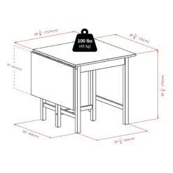 WINSOME Lynden Dining, Antique Walnut 7 WINSOME Lynden Dining, Antique Walnut -Safavieh Furniture 51HpIfp4EOL