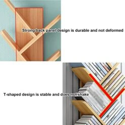PAKMEZ Tree Shelf, Tree Shape Bookcase Shelf Standing Shelving Unit With Drawer Simple And Modern Multifunctional Floor Stand For Living Room Bedroom (Color : White, Size : 6 Floors) -Safavieh Furniture 51HtYXalxjL