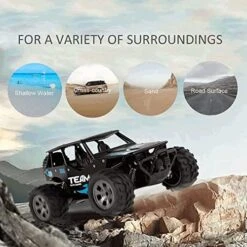 Wangch 4WD Alloy Off-Road Remote Control Car, 2.4G Wireless RC Vehicle, All-Terrain Climbing RC Truck, Electric Toy Car, Children's Birthday Gift -Safavieh Furniture 51HuSDQdUIL
