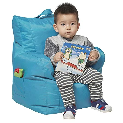 Factory Direct Partners 10481-FB Cali Alpine Sack Bean Bag Chair, Dirt-Resistant Coated Oxford Fabric - French Blue 13 Factory Direct Partners 10481-FB Cali Alpine Sack Bean Bag Chair, Dirt-Resistant Coated Oxford Fabric - French Blue - Image 13