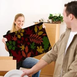 NINAMAR Door Mat Autumn Leaves - Natural Coir - 29.5 X 17.5 Inch -Safavieh Furniture 51J14r4bneL