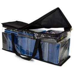 Besti Home DVD Storage Bags (2-Pack) Holds 80 Total Movies Or Video Games, Blu-ray, | Convenient Travel Case For Media | Stackable, Easy To Carry -Safavieh Furniture 51J9uHpPQiL