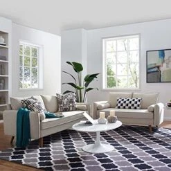 Modway Revive Upholstered Fabric Sofa And Loveseat Set, Beige 17 Modway Revive Upholstered Fabric Sofa And Loveseat Set, Beige -Safavieh Furniture 51JTdViHDuL