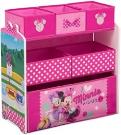 Delta Children Disney Minnie Mouse 6 Bin Design And Store Toy Organizer -Safavieh Furniture 51KN0jub3IL. AC