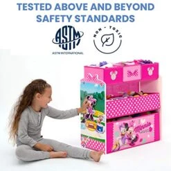 Delta Children Disney Minnie Mouse 6 Bin Design And Store Toy Organizer -Safavieh Furniture 51KSpsE7deL