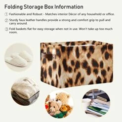 Beautiful Watercolor Leopard Spotted Rectangle Storage Organizer Canvas Collapsible Box Chest Organizer For Edroom Closet Kid's Toys Laundry 2 Pieces 19 Beautiful Watercolor Leopard Spotted Rectangle Storage Organizer Canvas Collapsible Box Chest Organizer For Edroom Closet Kid's Toys Laundry 2 Pieces -Safavieh Furniture 51KSzUQdP6L