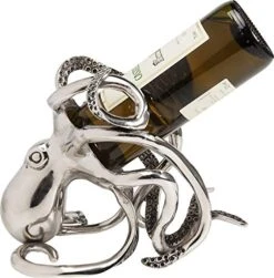 Kare Octopus Bottle Holder Nickel-Plated Aluminium