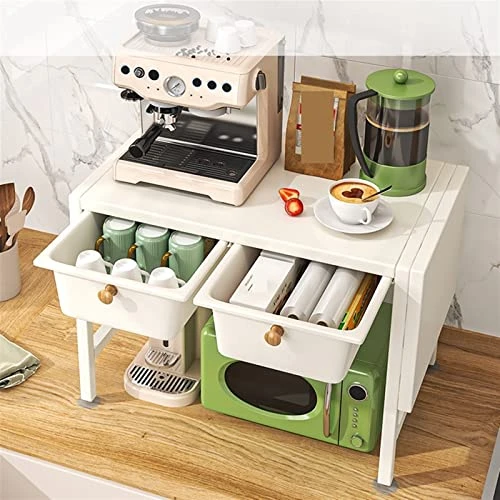 LUCBEI Microwave Oven Rack Kitchen Microwave Storage Rack, Multifunctional Household Countertop With Drawers, Oven, Electric Rice Cooker, Air Fryer Storage Rack Kitchen Storage Rack 3 LUCBEI Microwave Oven Rack Kitchen Microwave Storage Rack, Multifunctional Household Countertop With Drawers, Oven, Electric Rice Cooker, Air Fryer Storage Rack Kitchen Storage Rack - Image 3