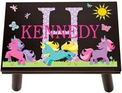 Let’s Make Memories Personalized My Own Name Step Stool - Children’s Step Stool - Sturdy Wood – Non-Toxic Paint, Sealer - Unicorn Design - White - 14’Wx9.25”Lx8.75”H - Ages 3+ 29 Let’s Make Memories Personalized My Own Name Step Stool - Children’s Step Stool - Sturdy Wood – Non-Toxic Paint, Sealer - Unicorn Design - White - 14’Wx9.25”Lx8.75”H - Ages 3+ -Safavieh Furniture 51NRyHPr4HL. AC