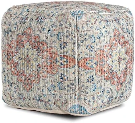 Anji Mountain Square Pouf , 22" X 22" X 17", Gray 13 Anji Mountain Square Pouf , 22" X 22" X 17", Gray - Image 13