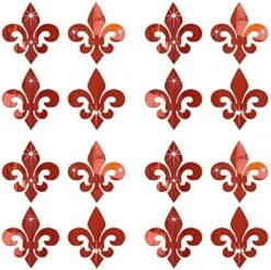 Funlife 16PCS Fleur De Lis Pattern Hollow Self Adhesive Wall Mirror Stickers, Non Glass Small Acrylic Mirror For Home Cabinet Wall Decor 3.94" X 3.94" Gold 27 Funlife 16PCS Fleur De Lis Pattern Hollow Self Adhesive Wall Mirror Stickers, Non Glass Small Acrylic Mirror For Home Cabinet Wall Decor 3.94" X 3.94" Gold -Safavieh Furniture 51Nqz7POtKL. AC 1