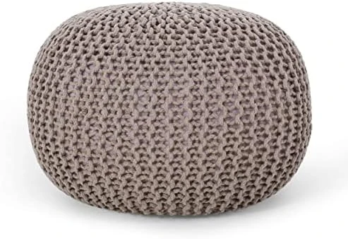 Christopher Knight Home Nahunta Pouf, Coral 8 Christopher Knight Home Nahunta Pouf, Coral - Image 8