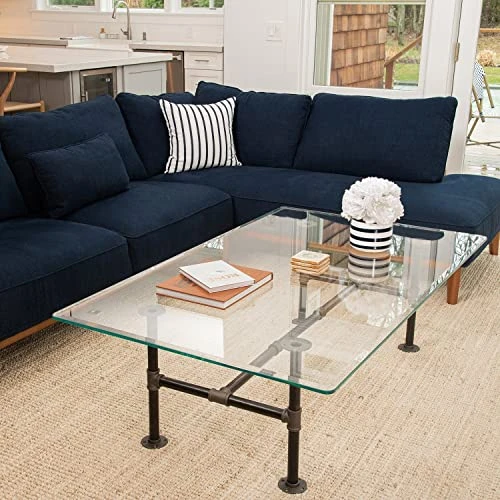 17" X 30" Rectangle Tempered Glass Table Top 3/8" Thick Flat Polish Edge And Touch Corners 1 17" X 30" Rectangle Tempered Glass Table Top 3/8" Thick Flat Polish Edge And Touch Corners