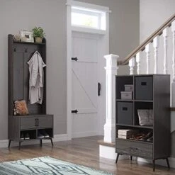 RiverRidge Tree Hall Bench, Dark Weathered Woodgrain 8 RiverRidge Tree Hall Bench, Dark Weathered Woodgrain -Safavieh Furniture 51PNhsWMo5L