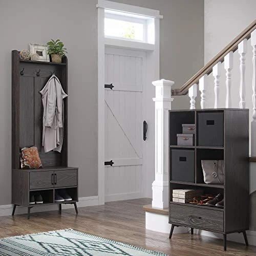 RiverRidge Tree Hall Bench, Dark Weathered Woodgrain 4 RiverRidge Tree Hall Bench, Dark Weathered Woodgrain - Image 4